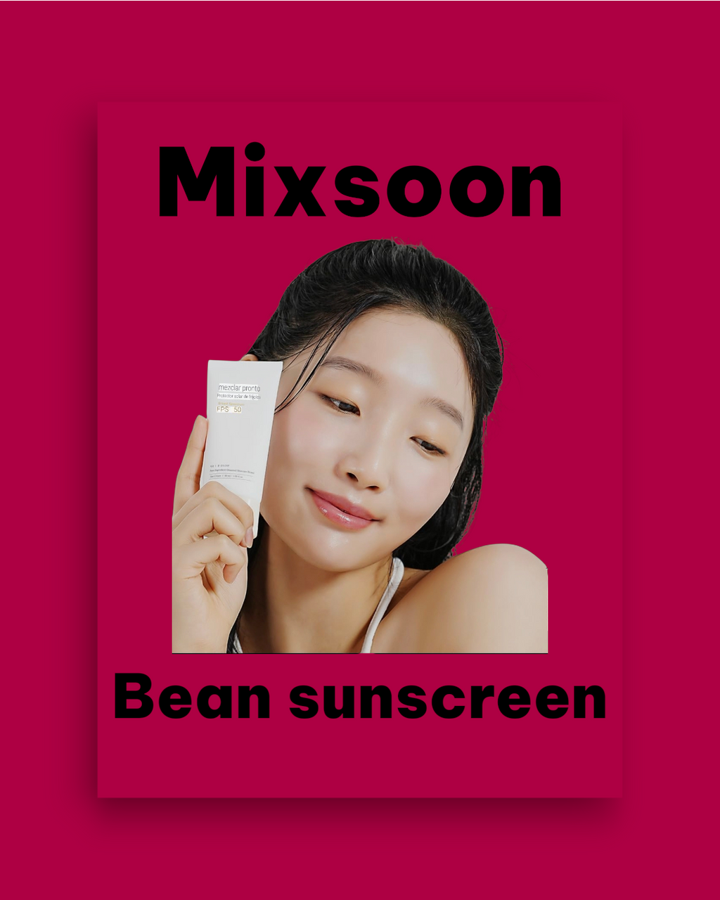 Ligero como el aire, potente como el sol , Mixsoon Bean sunscreen protector solar para la cara  50ml