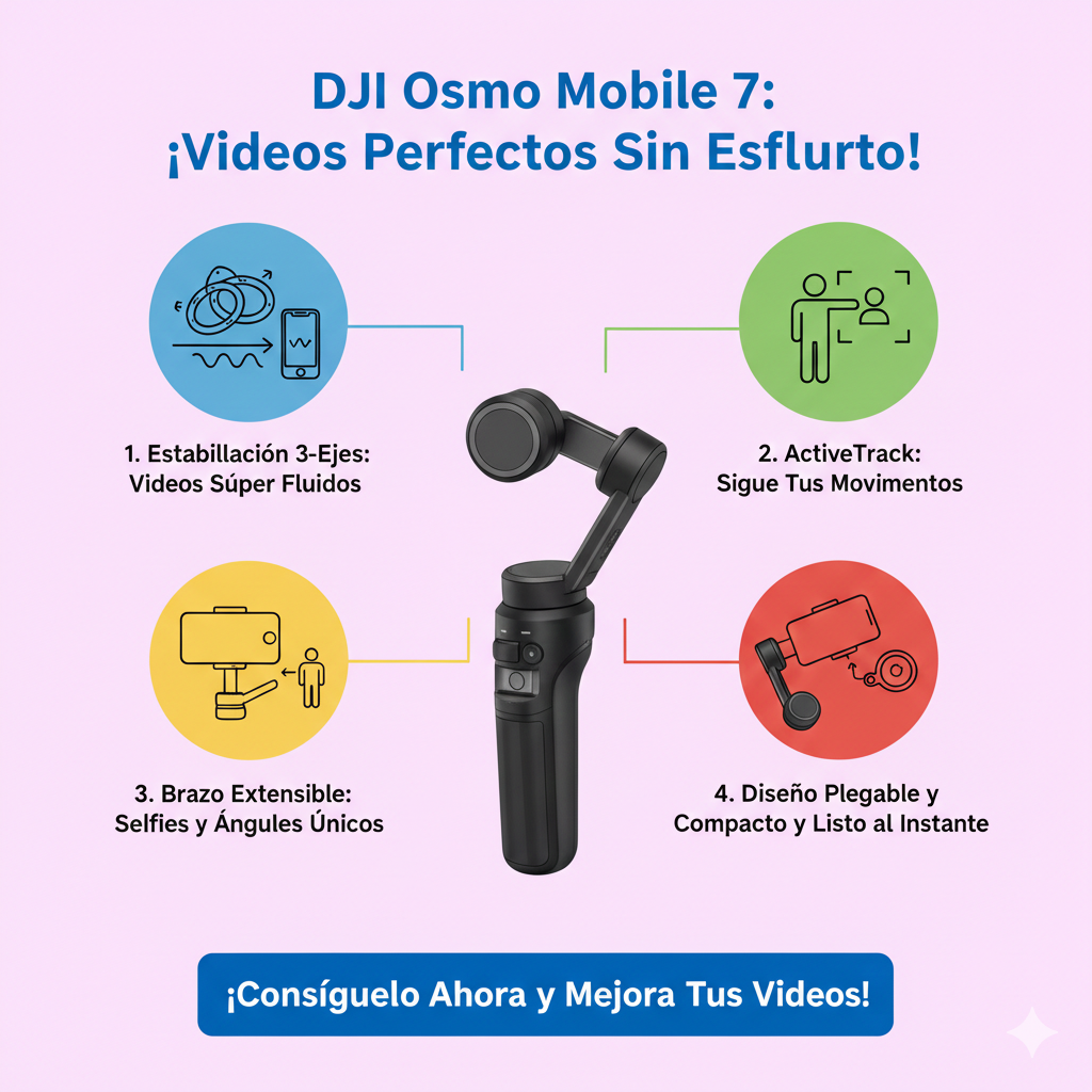 Estabilizador osmo Mobile 7p